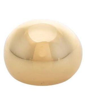 Rivka Friedman 18k Plated Polished Bubble Statement Ring - Black