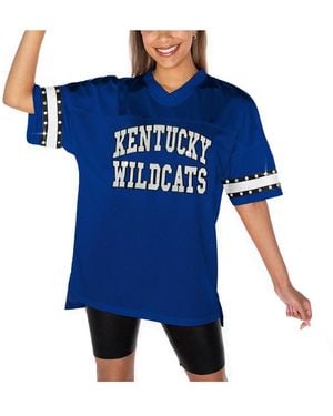 Gameday Couture Kentucky Wildcats Until Kickoff Rhinestone Fashion T-shirt - Blue