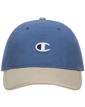 Champion Six-panel Adjustable Hat - Blue