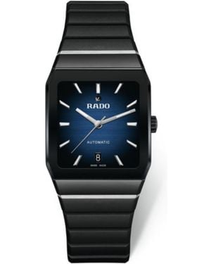 Rado Swiss Automatic Anatom Black Rubber Strap Watch 33mm
