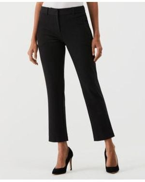 Rafaella Straight Leg Ankle Pants - Black