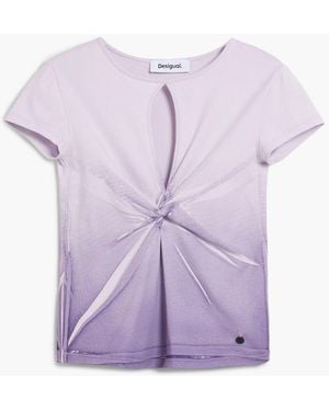 Desigual Short-sleeve T-shirt - Purple