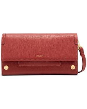 Hammitt Aj Mini Leather Crossbody Clutch - Red