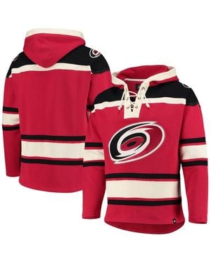 '47 Carolina Hurricanes Superior Lacer Pullover Hoodie - Red