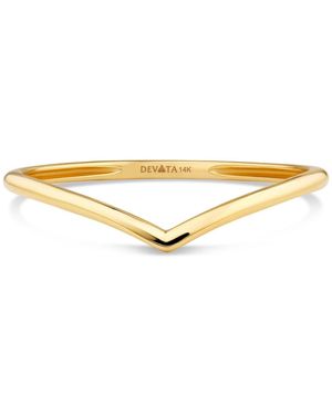 DEVATA Chevron Ring - Metallic