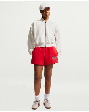 Nike Usmnt Phoenix High-waisted Shorts - Red