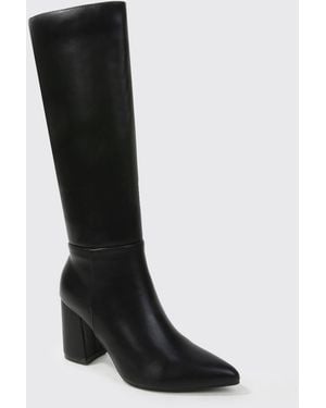 BERNESS Auden Block Knee High Boots - Black