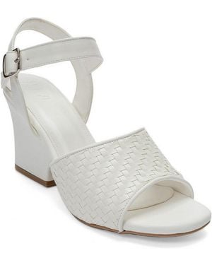 Prologue Shoes Sylvar Slingback Wedge Sandal - White