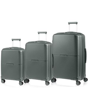 CHAMPS Aura 3-pc. Hardside Expandable luggage Set - Gray