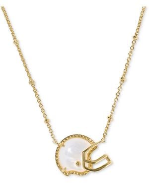 Kendra Scott Football Helmet Short Pendant Necklace - Metallic