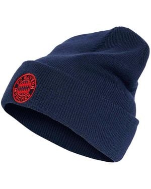 adidas And Bayern Munich Cuffed Knit Beanie - Blue