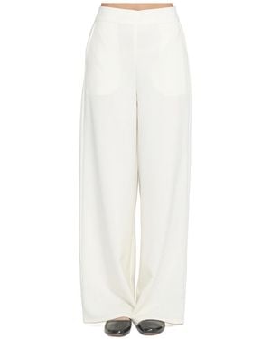 Elle Collection Wide Leg Trouser Wide-leg - White