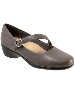Trotters Rochelle Flat - Gray