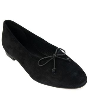 Menina Step Amelie Leather Ballet Flat - Black