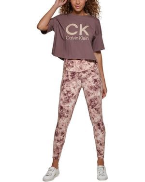 Calvin Klein Performance Pants,translucent Sedona,x-small - Red