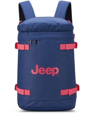 Jeep Js013c Cylindrical Backpack - Blue