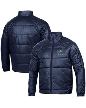 Under Armour Notre Dame Fighting Irish Hockey Leprechaun Storm Insulated Full-zip Jacket - Blue