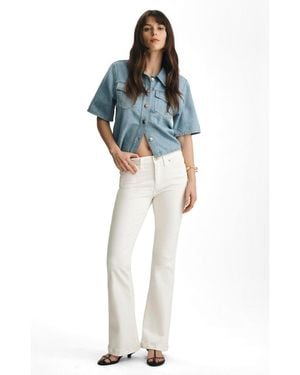 Mavi Sydney High Rise Flare Flare In - Blue