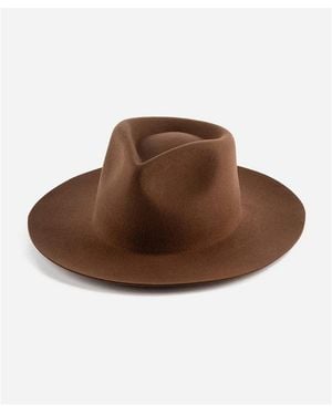 Gigi Pip Zephyr Rancher Felt Hat - Brown