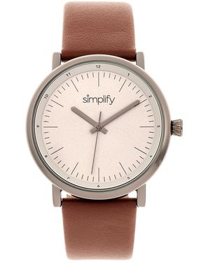 Simplify Quartz The 6200 Gray Case - Brown