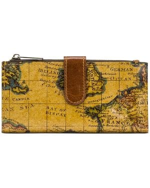 Patricia Nash Nazari Leather Wallet - Metallic