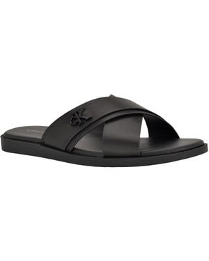 Calvin Klein Elern Slip-on Casual Sandals - Black