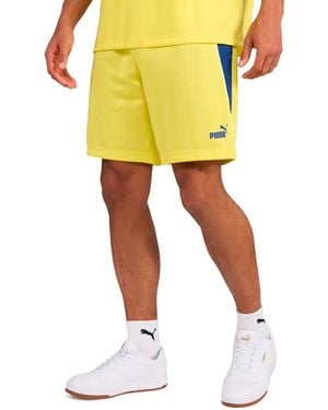 PUMA Sport Stripe Shorts - Yellow