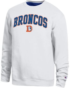 Champion Denver Broncos Contrast Lined Sweatshirt - Gray
