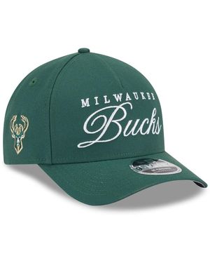 KTZ Milwaukee Bucks 2025 Nba Draft M-crown A-frame 9forty Adjustable Hat - Green