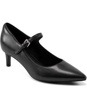 Rockport Chase Mary Jane Pointed-toe Pumps - Black