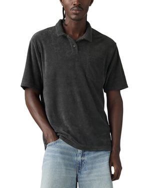Levi's Terry Pocket Polo Shirt - Black
