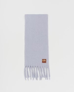 Fable England Cozy Boucle Scarf - Blue