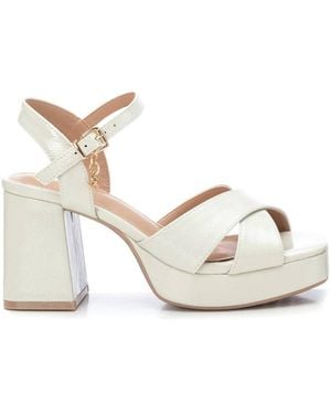 Xti Heeled Platform Sandals By - White