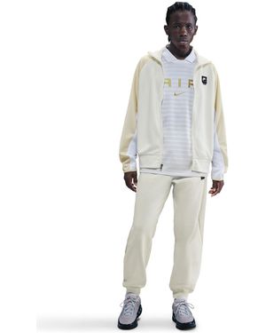 Nike Air Relaxed Fit Colorblocked Zip-front Jacket - Black