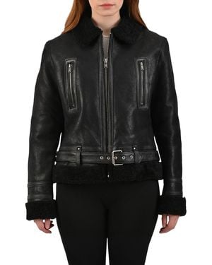 Frye Nappa Leather Jacket - Black