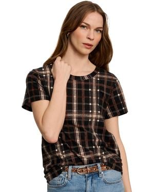Sanctuary Petite Crewneck Short-sleeve T-shirt - Black