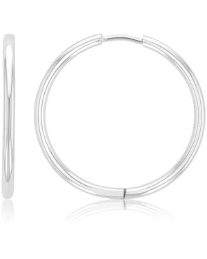 Roxy Waterproof Yellow 28mm Hoop Earrings - White