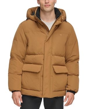 Levi's Workwear Hooded Parka Jacket - Brown