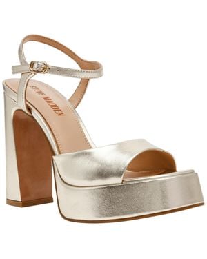 Steve Madden Liandra Platform Dress Sandals - Metallic