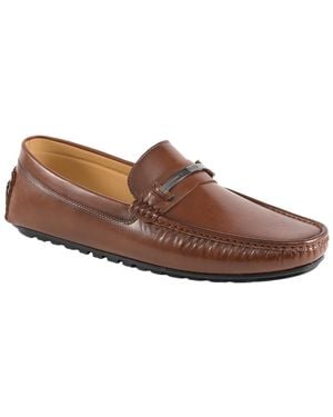 Tommy Hilfiger Silhouette Hand Stitched Moc-toe Shoes - Brown