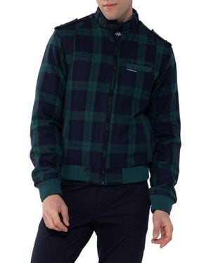 Members Only Wool Iconic Racer Jacket - Blue