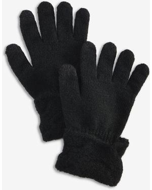 Style & Co. Cable Boucle Knit Gloves - Black