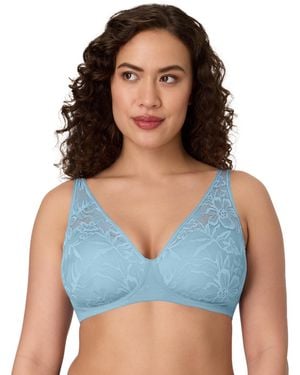 Bali Breathe Wireless T-shirt Bra Df7594 - Blue