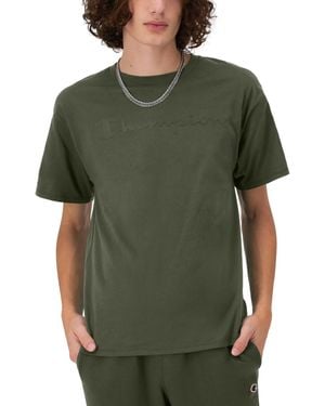 Champion Classic Logo Crewneck Short-sleeve T-shirt - Green