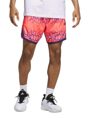 adidas Crazylite Graphic Shorts - Red