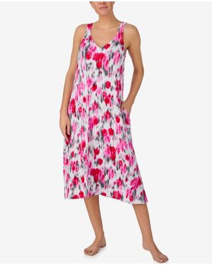 DKNY Sleeveless Short Chemise Night Dress - Pink