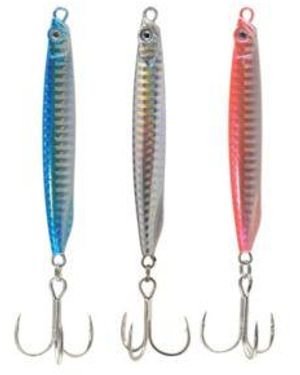 Gnuadz 3pcs Saltwater Fishing Jigs Spoons Striped Bass Pompano Mackerel Bluefish - White