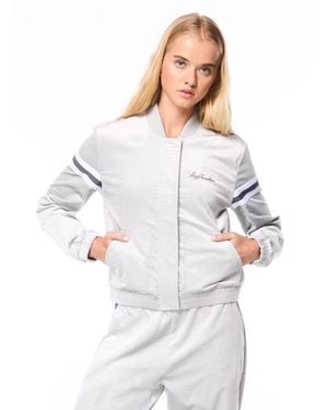 Sergio Tacchini Cordurato Corduroy Full-zip Track Jacket - White