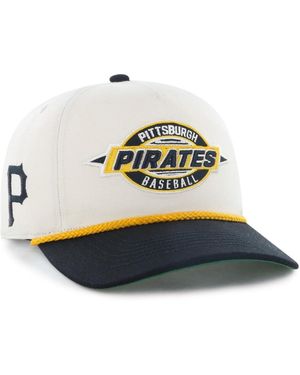 '47 Natural Pittsburgh Pirates Frame Out Hitch Adjustable Hat - Multicolor