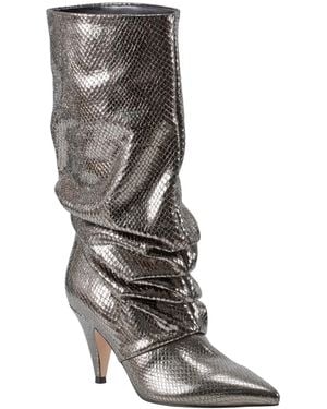 Marc Fisher Paityn Pointy Toe Dress Boots - Gray